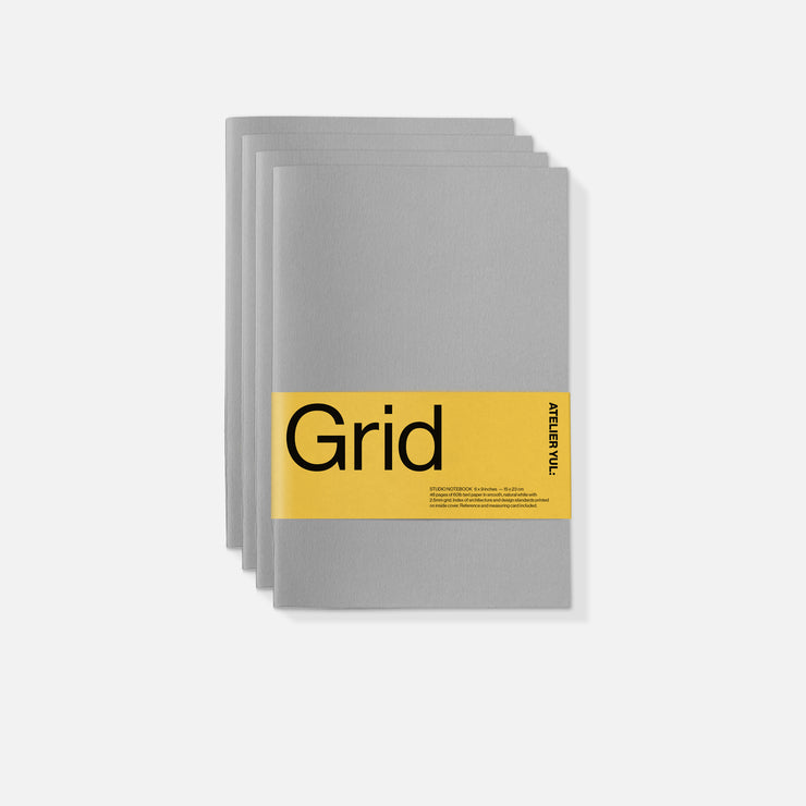 Grid Notebook 4-pack