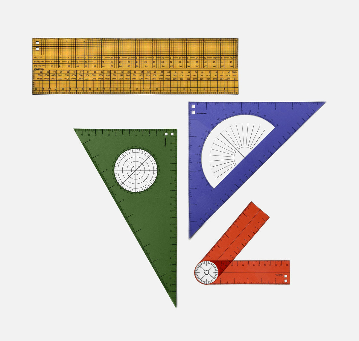 Segmented Rulers Primary Rulers 4-pack – The Atelier YUL